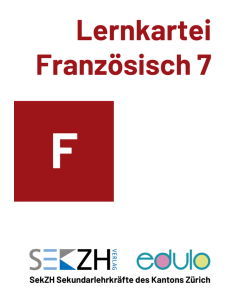 F103ed · edulo · Lernkartei Französisch 7