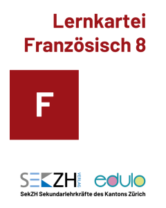 F104ed · edulo · Lernkartei Französisch 8