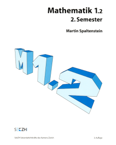 M102 - Mathematik 1 - 2. Semester