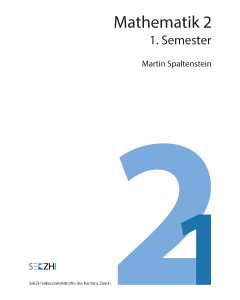 M205 - Mathematik 2 - 1. Semester