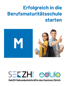 M304ed - edulo - Mathematik - Erfolgreich in die Berufsmaturitätsschule starten